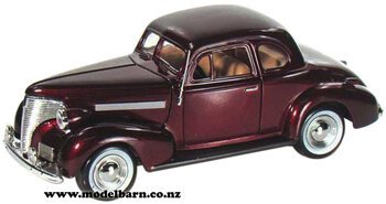 1/24 Chev Coupe (1939, dark purple)-chevrolet-and-gmc-Model Barn