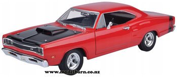 1/24 Dodge Coronet Super Bee (1969, red & black)-dodge,-ram-and-srt-Model Barn