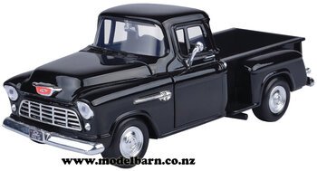 1/24 Chev 5100 Stepside Pick-Up (1955, black)-chevrolet-and-gmc-Model Barn