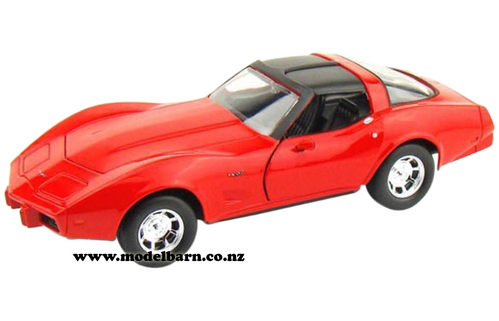 1/24 Chev Corvette (1979. red & black)