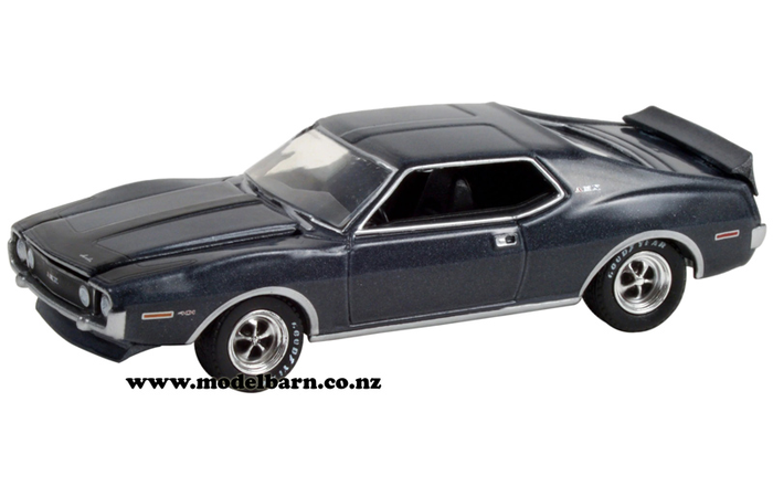 1/64 AMC Javelin AMX (1971, metallic grey)