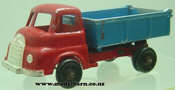 Bedford S Tip Truck (red & blue, repainted, 193mm)-bedford-Model Barn