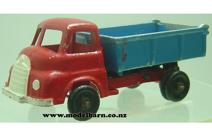 Bedford S Tip Truck (red & blue, repainted, 193mm)