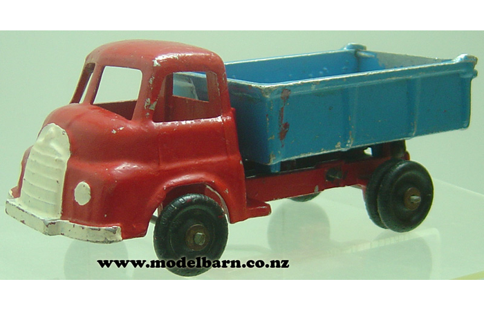 Bedford S Tip Truck (red & blue, repainted, 193mm)