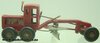 Motor Grader (red, repainted, repair to blade carrier, 275mm)