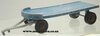 Flat Deck 2-Axle Trailer (blue, 228mm)