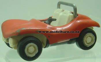 Fun Buggy (orange & white, broken steering wheel, 95mm) Tiny Tonka-tonka-Model Barn