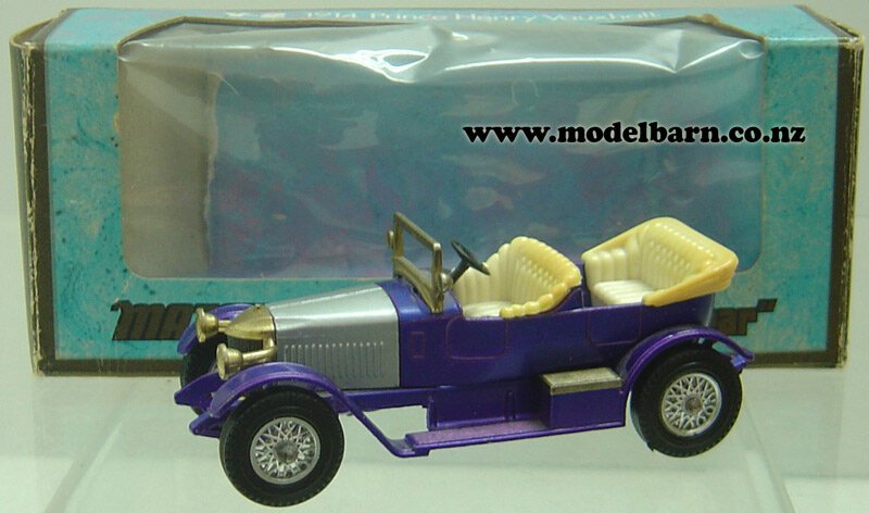 1 47 Vauxhall Prince Henry purple grey 1914 Vehicles Other Vehicles Model Barn Matchbox Obsolete