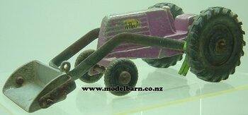 Medium Tractor with Loader (purple, 244mm)-fun-ho-toys-Model Barn