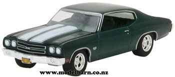 1/64 Chev Chevelle SS 396 (1970, dark green & white) "John Wick 2"-chevrolet-and-gmc-Model Barn