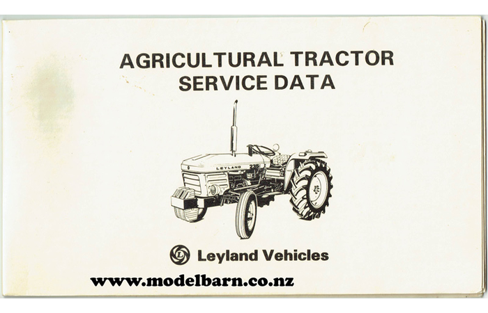 Leyland Tractors Service Data Spec Sheet