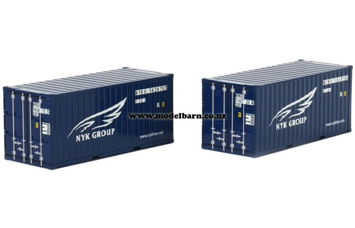 1/50 20ft Shipping Containers (x2) "NYK Group"