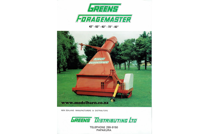 Greens Foragemaster Brochure