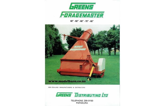 Greens Foragemaster Brochure