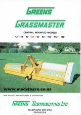 Greens Grassmaster Central Mounted Brochure-nz-brochures-Model Barn