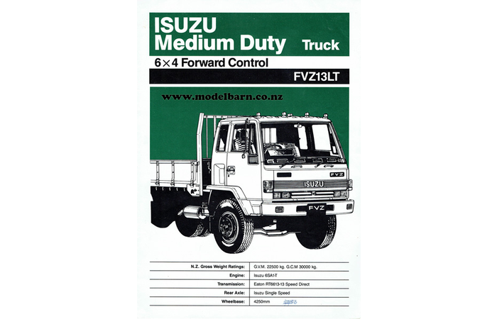 Isuzu FVZ13LT Medium Duty Truck Brochure 