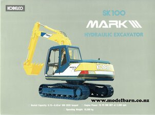 Kobelco SK100 Mark III Excavator Brochure-other-brochures-Model Barn