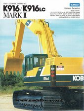 Kobelco K916 & K916LC Mark II Excavators Brochure-other-brochures-Model Barn