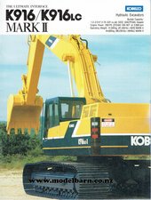 Kobelco K916 & K916LC Mark II Excavators Brochure-other-brochures-Model Barn
