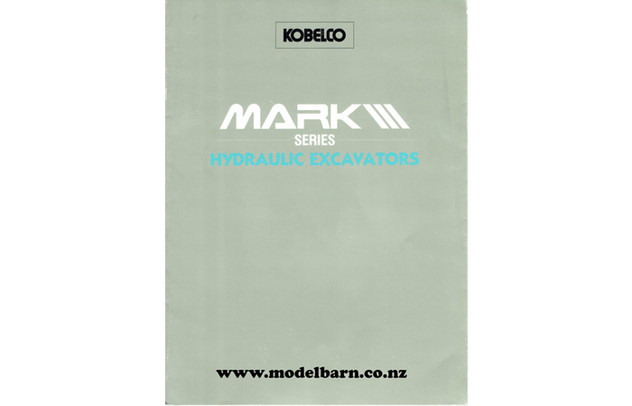 Kobelco Mark III Series Excavators Brochure