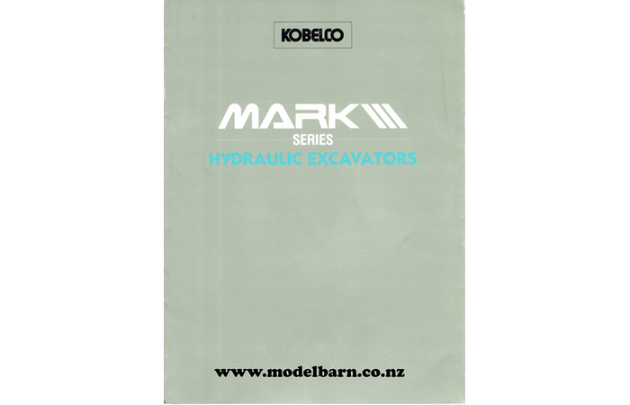 Kobelco Mark III Series Excavators Brochure