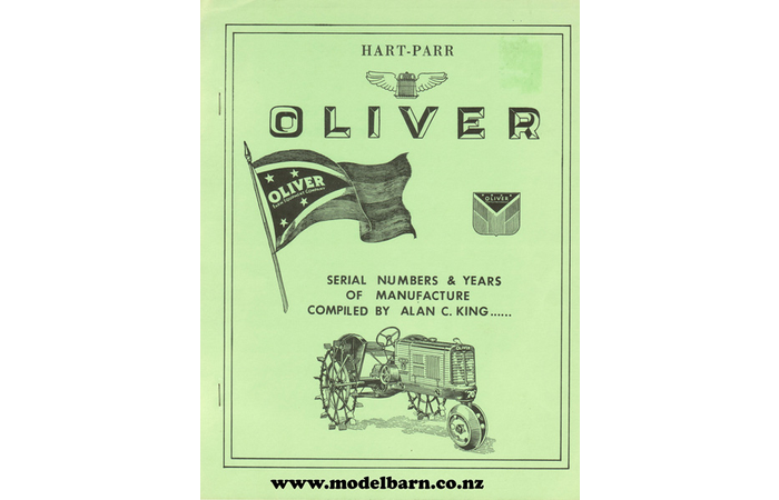 Oliver & Hart-Parr Serial Numbers Book