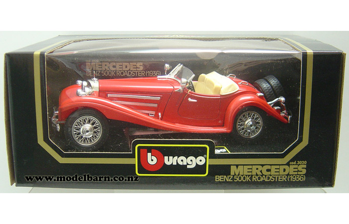 1/20 Mercedes-Benz 500K Roadster (1936, red)