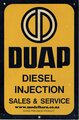 Duap Diesel Injection Sales & Service Sign