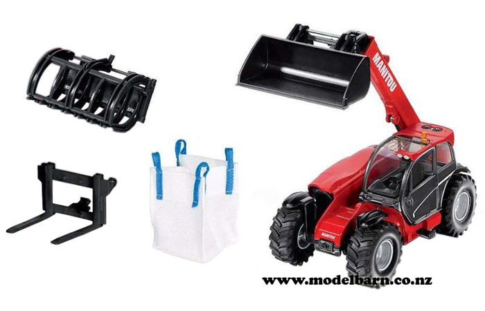 1/32 Manitou MLT 840 Telescopic Loader with Attachments
