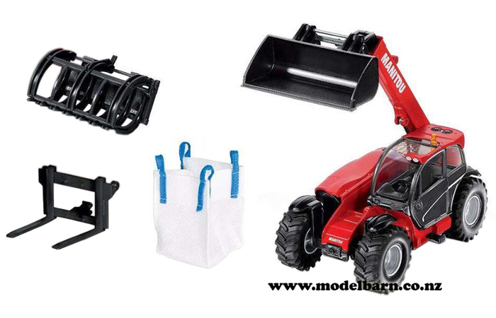 1/32 Manitou MLT 840 Telescopic Loader with Attachments