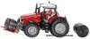 1/32 Massey Ferguson 8680 Dyna VT with Front Bale Forks & 2 Bales