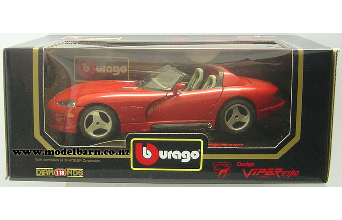 1/18 Dodge Viper RT/10 (1992, red)