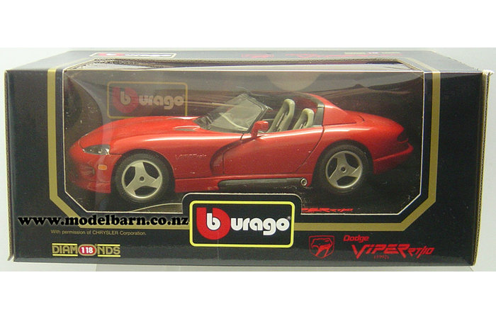 1/18 Dodge Viper RT/10 (1992, red)