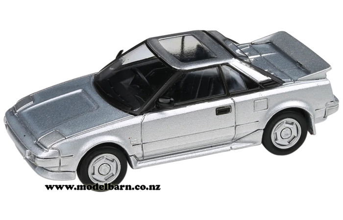 1/64 Toyota MR2 Mk I (1985, Super Silver Metallic)
