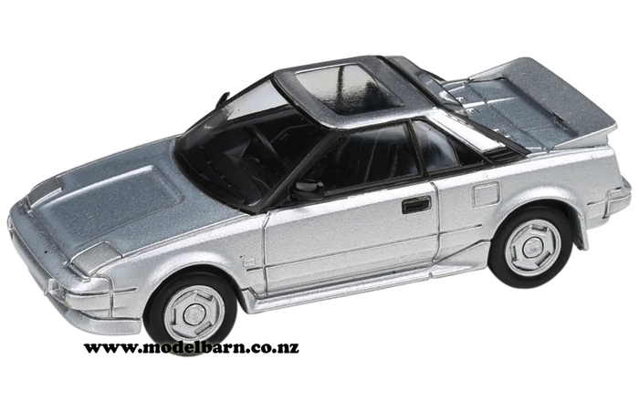 1/64 Toyota MR2 Mk I (1985, Super Silver Metallic)