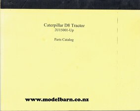 CAT D8 2U Parts Catalogue Book-used-books-Model Barn