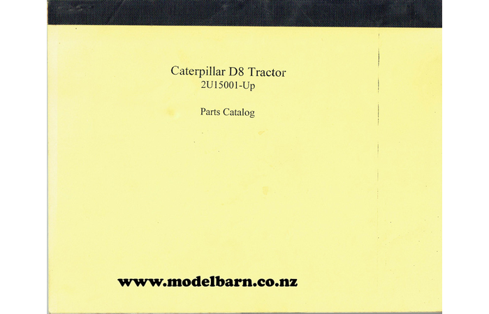 CAT D8 2U Parts Catalogue Book