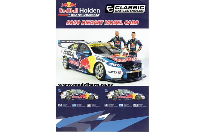 Classic Carlectables Holden Red Bull Racing A4 Shop Poster