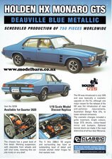 Classic Carlectables Holden HX Monaro GTS (Deaville Blue) A4 Shop Poster-model-catalogues-Model Barn