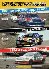 Classic Carlectables Holden VH Commodore Bathurst A4 Shop Poster-model-catalogues-Model Barn