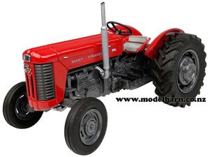 1/32 Massey Ferguson 65 "UK Edition" (Stoneleigh Grey & Red)-massey-ferguson,-mh-Model Barn