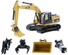 1/87 Caterpillar 320D L Excavator with Attachments-caterpillar-Model Barn