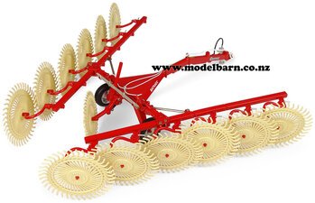 1/32 Enorossi Batrake 12 Vee Hay Rake-other-farm-equipment-Model Barn