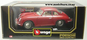 1/18 Porsche 356 B (1961, dark red)-porsche-Model Barn