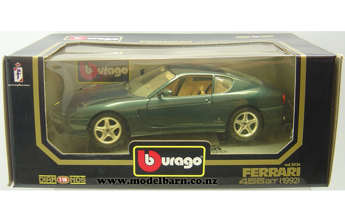 Voiture miniature Ferrari 456 GT 1992 - Burago 1/18 - made in Italy - Collection