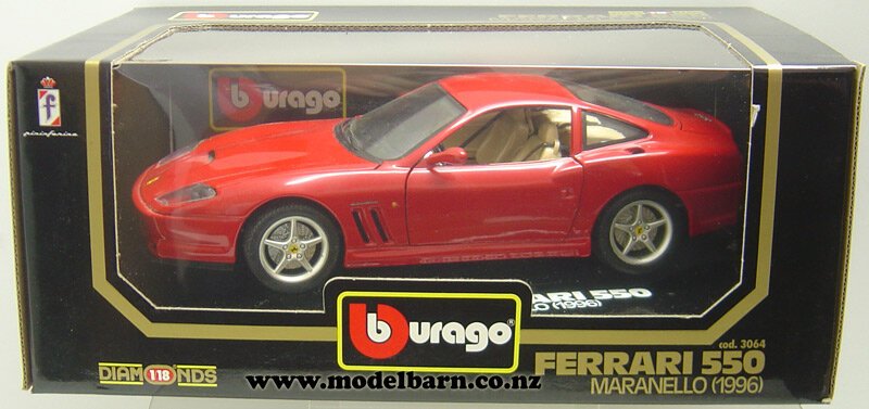 1/18 Ferrari 550 Maranello (1996, red) - Vehicles-Ferrari