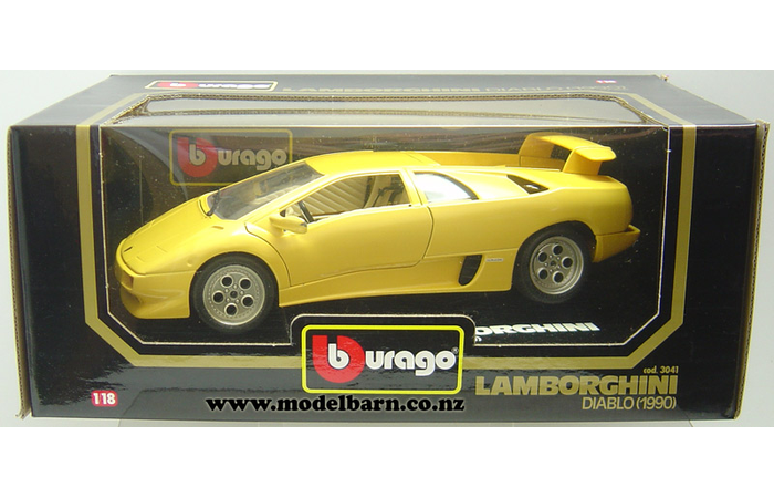 1/18 Lamborghini Diablo (1990, yellow) - Vehicles-Lamborghini