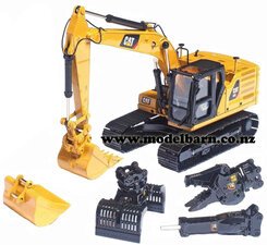 1/50 Caterpillar 323 Excavator Next Generation with Attachments-construction-and-forestry-Model Barn