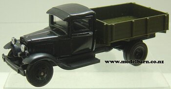 1/43 GAZ AA Army Truck (black)-other-trucks-Model Barn