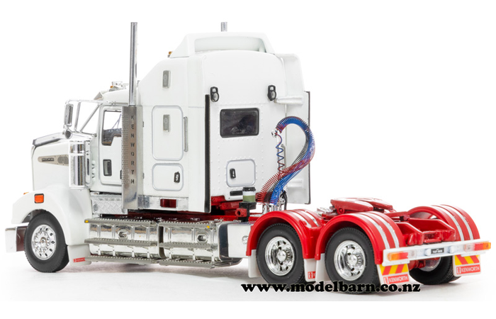 1/50 Kenworth T909 Prime Mover (White & Red) - Trucks & Trailers